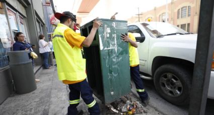 Renueva Monterrey botes de basura; no tienen clasificación de residuos