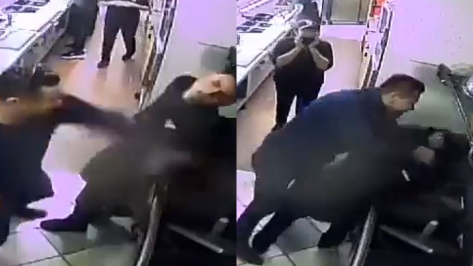 Hombre golpea a joven cocinero de Subway en San Luis Potosí