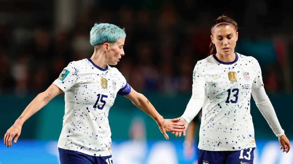 Megan Rapinoe y Alex Morgan, las dos estrellas principales de Estados Unidos, no pudieron conseguir la victoria contra Portugal en fase de grupos