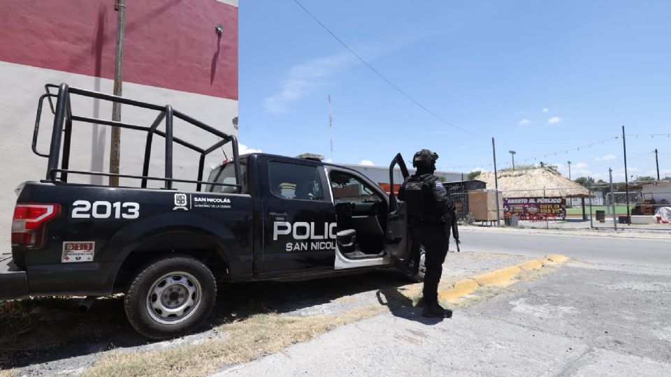 Policía de San Nicolás resguarda la zona donde ocurrió el ataque