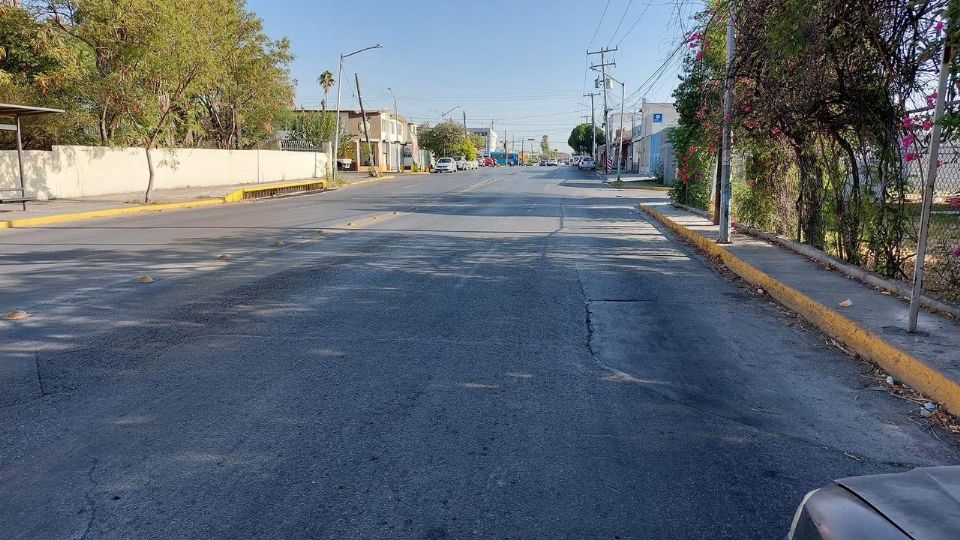 Avenida con falta de reductores de velocidad.