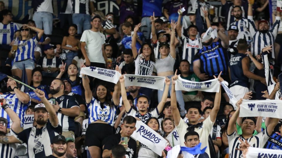 Una buena cantidad de aficionados de Rayados asistieron al Shell Energy Stadium para presenciar el Clásico Regio en la Leagues Cup