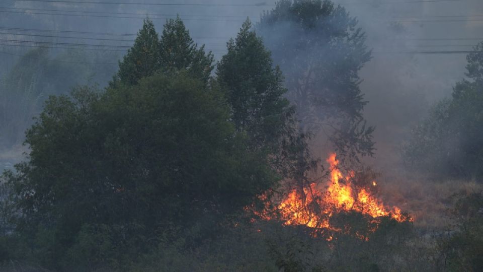 Se incendia el Río Santa Catarina