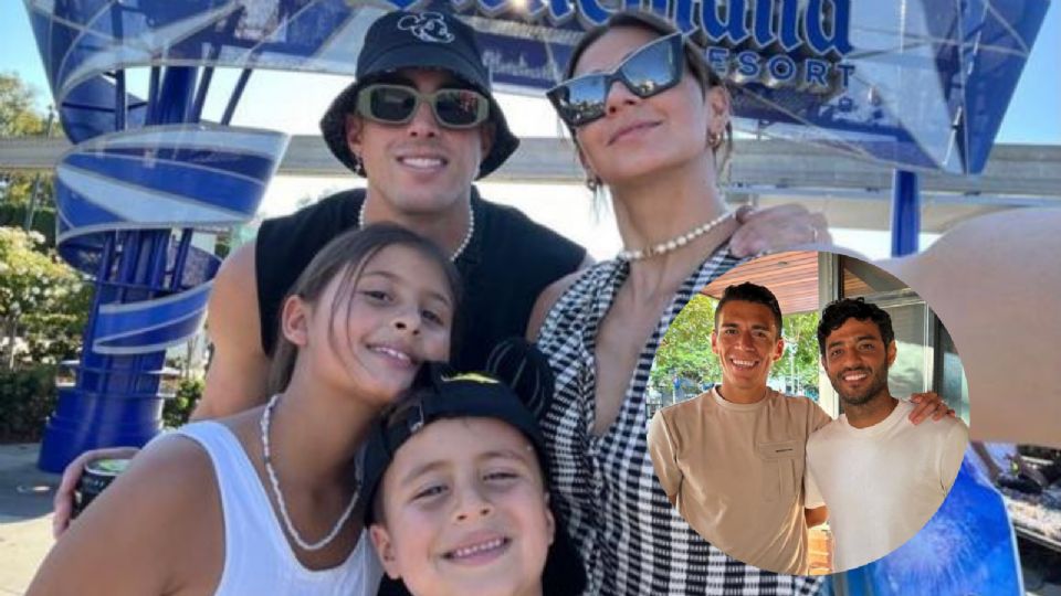 Rogelio Funes Mori y su familia pasearon por Disneyland; mientras que Héctor Moreno convivió con Carlos Vela