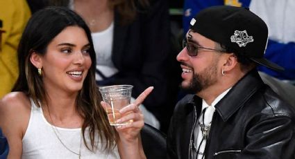 Kendall Jenner se cae en concierto de Drake; Bad Bunny corre a levantarla