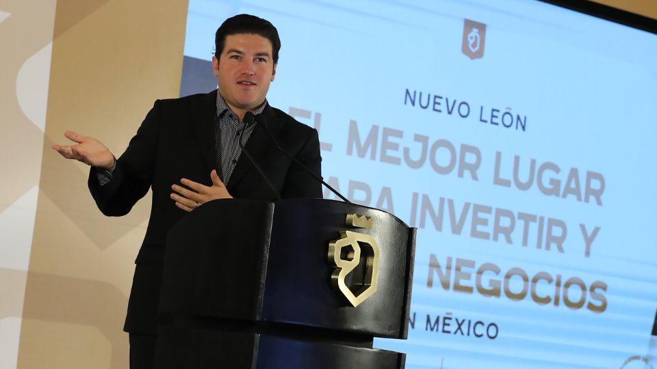 Samuel García, gobernador de Nuevo León.