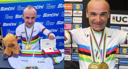 Regalan un reloj a ciclista sin brazos en el Mundial de Glasgow