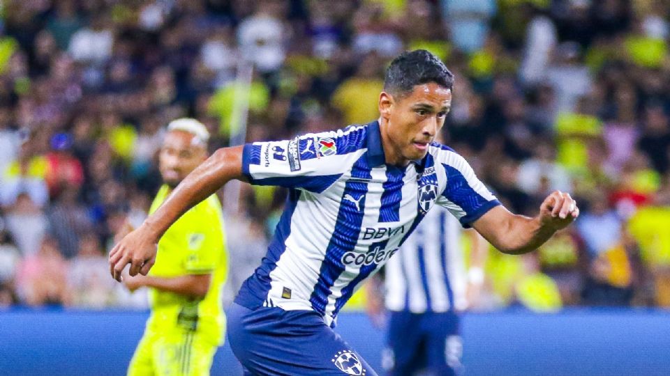 Luis Romo durante el partido entre Rayados y Nashville en la Leagues Cup