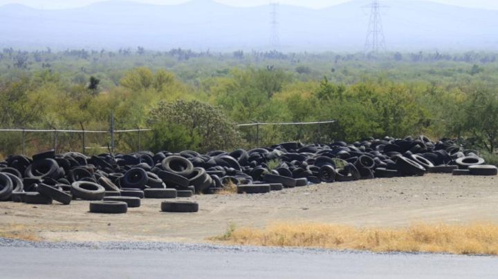 Junto a Simeprode retirarán llantas de terreno en Zuazua, NL