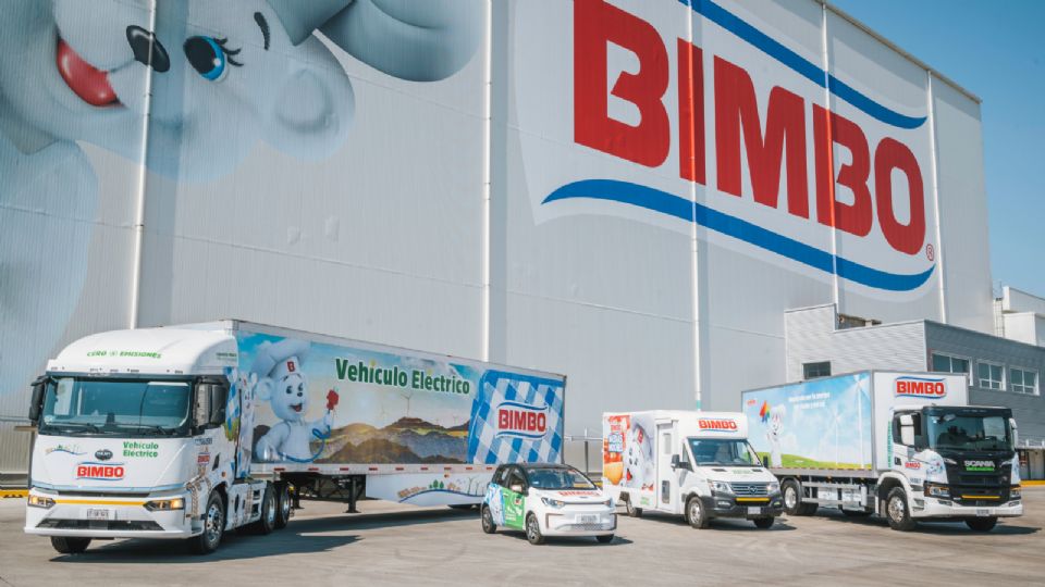 Mil 322 vehículos eléctricos forman parte del plan de expansión de Grupo Bimbo.