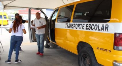 Movilidad revisa 645 unidades de transporte escolar previo al regreso a clases en NL