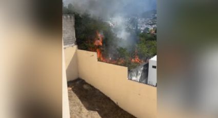 Se incendian las faldas del Cerro de la Silla