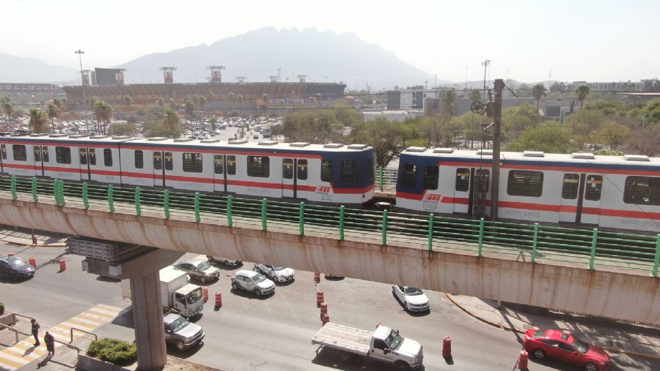 Línea 2 del Metro en Monterrey.