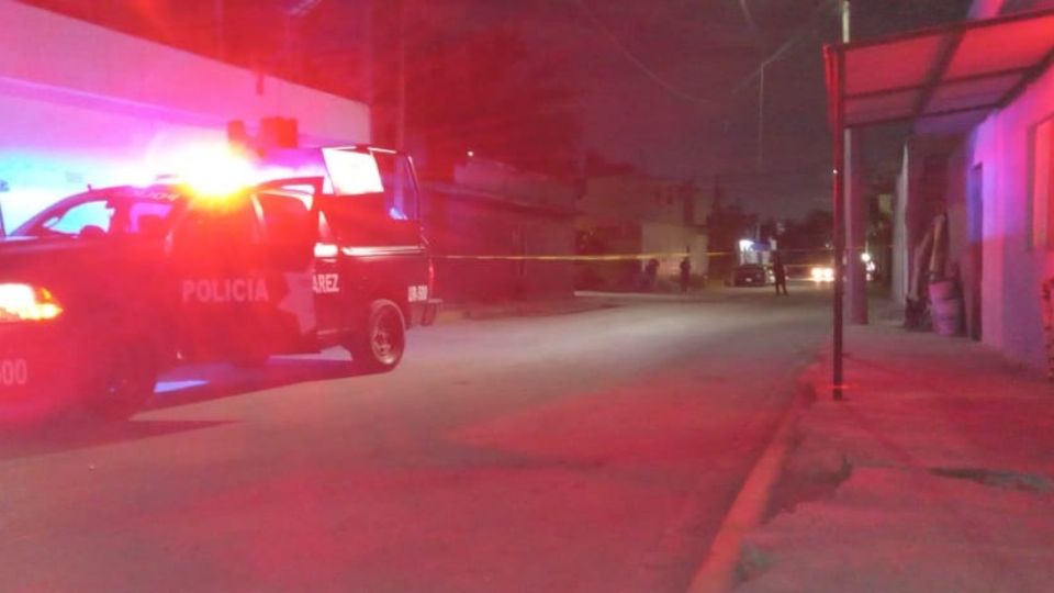 Zona donde ocurrió uno de los hechos violentos en Juárez.