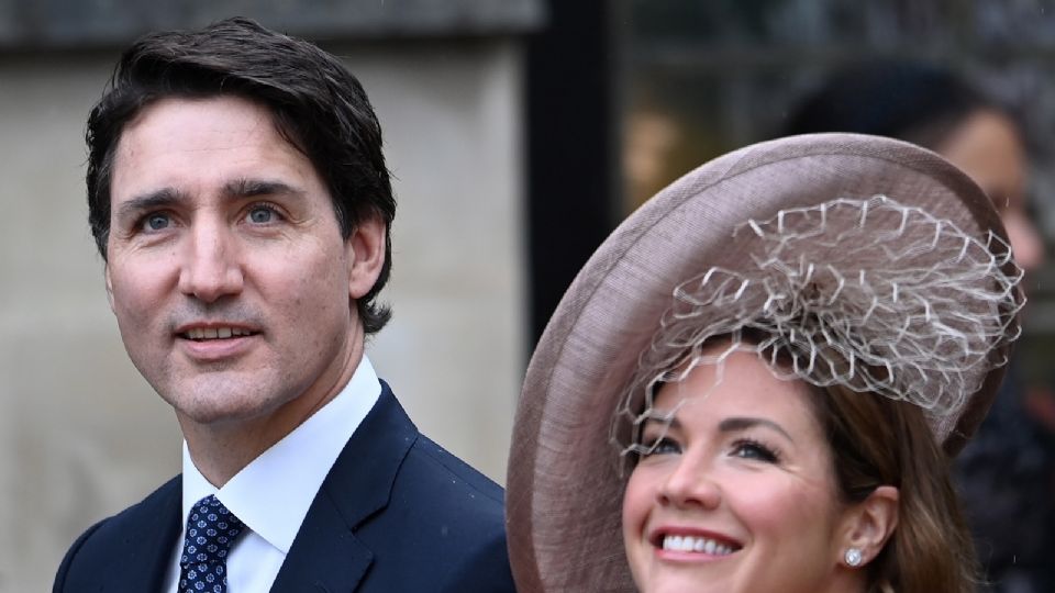 El primer ministro de Canadá, Justin Trudeau, y su exesposa, Sophie Grégoire