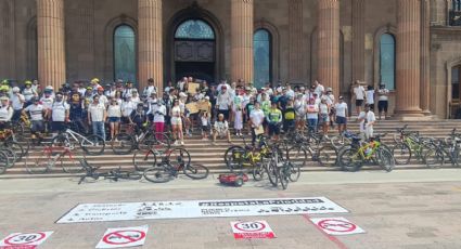 Ciclistas exigen más seguridad vial en La Huasteca