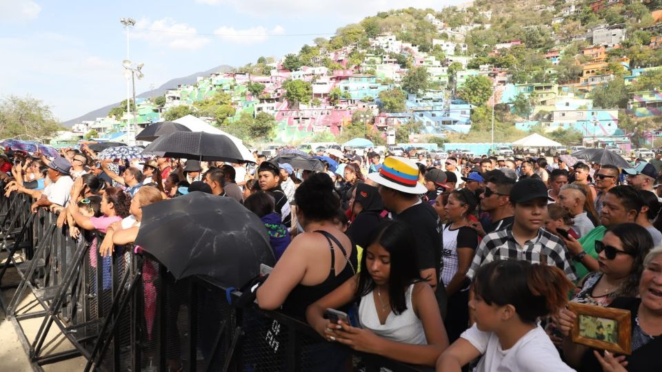 Asistentes al Festival de Cumbia Celso Piña en La Campana.