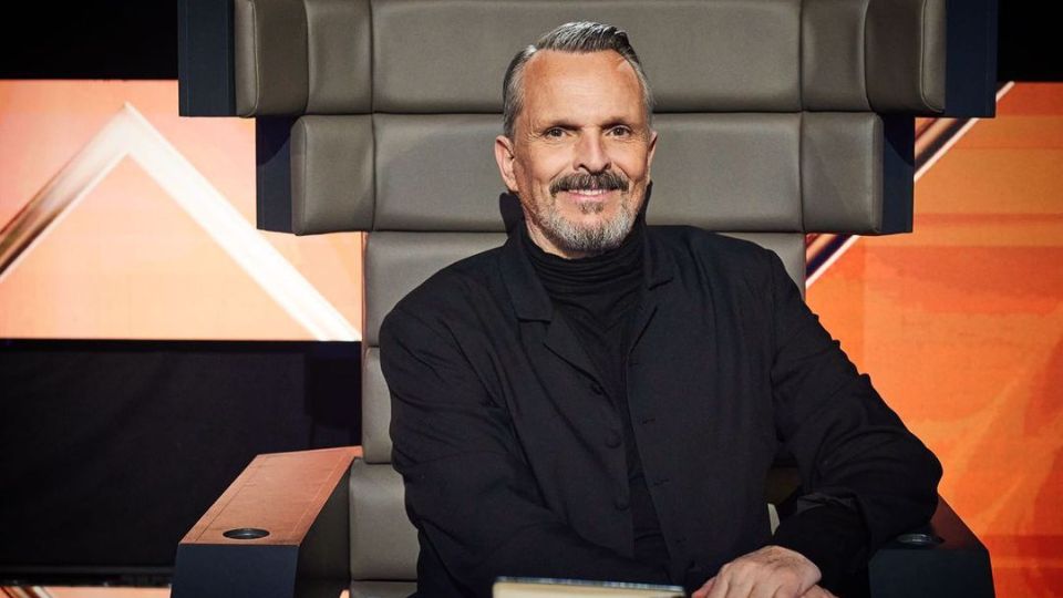 Miguel Bosé, cantante.