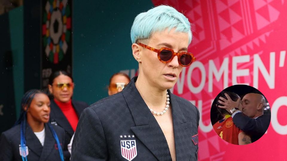 Megan Rapinoe se refirió de este modo al beso de Rubiales a Jennifer Hermoso en la entrega de medallas del Mundial.