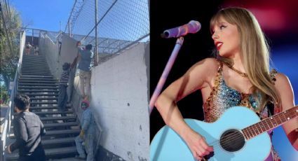 Colocan láminas en puente peatonal para que fans no puedan ver el show de Taylor Swift