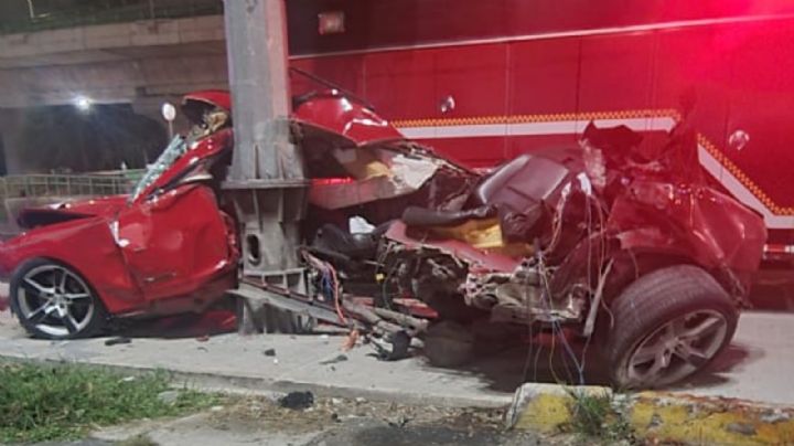 Joven choca y pierde su pierna por conducir a alta velocidad; su compañero murió