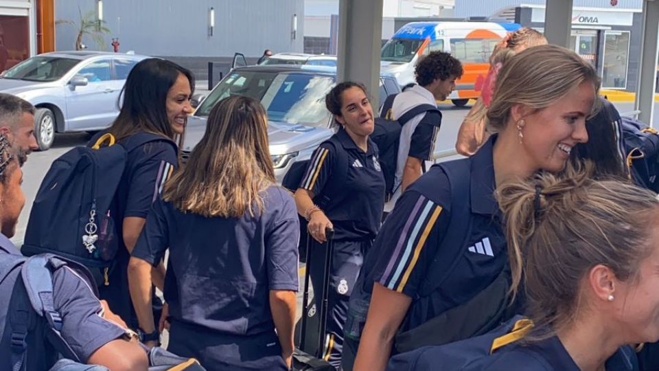 Real Madrid Femenil llegó a la Sultana del Norte este domingo para el partido amistosos contra Tigres Femenil