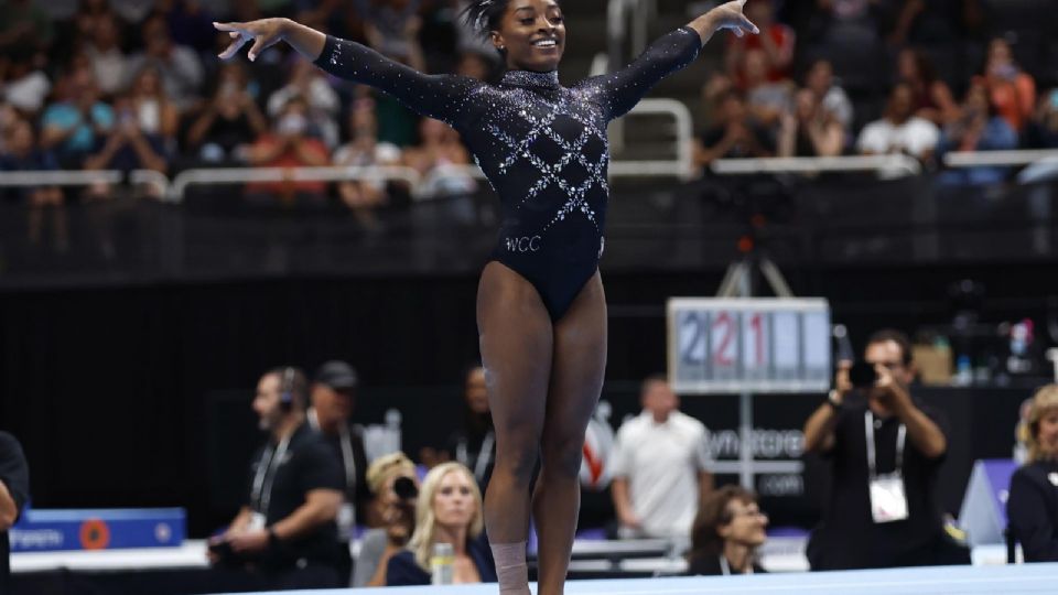 Simone Biles ganó su octavo All-Around y se convirtió en la gimnasta más ganadora de esta competencia en la historia de Estados Unidos