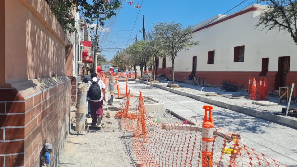 Obras de remodelación en Casco San Pedro.