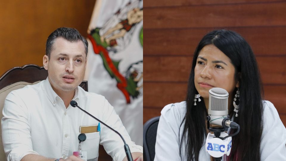 Luis Donaldo Colosio Riojas, alcalde de Monterrey e Indira Kempis, senadora de la República.