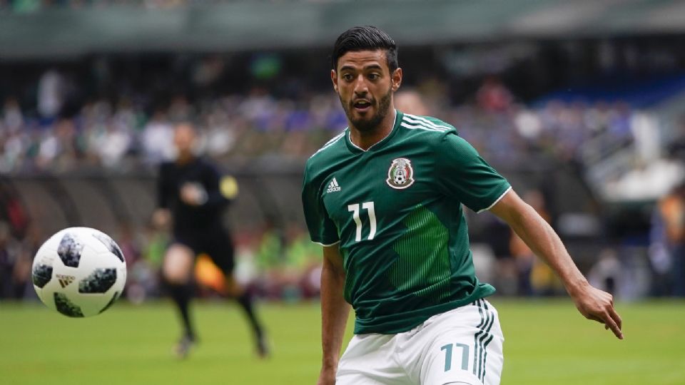 Carlos Vela con el jersey de la Selección Mexicana en el Mundial de Rusia 2018, el último torneo que disputó como seleccionado nacional