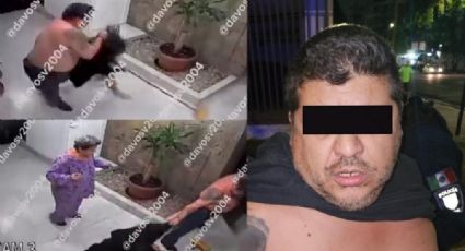 Captan a hombre arrastrando del cabello y golpeando a una mujer en CDMX