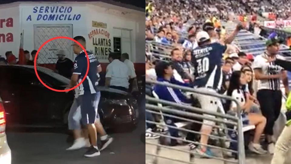 Nuevos videos sobre las agresiones entre aficionados de Rayados