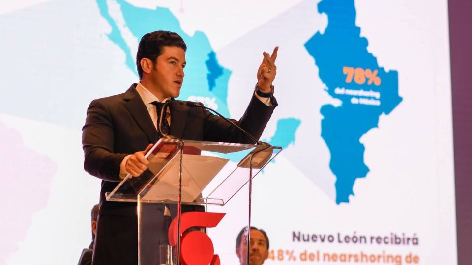 Samuel García, gobernador de Nuevo León.