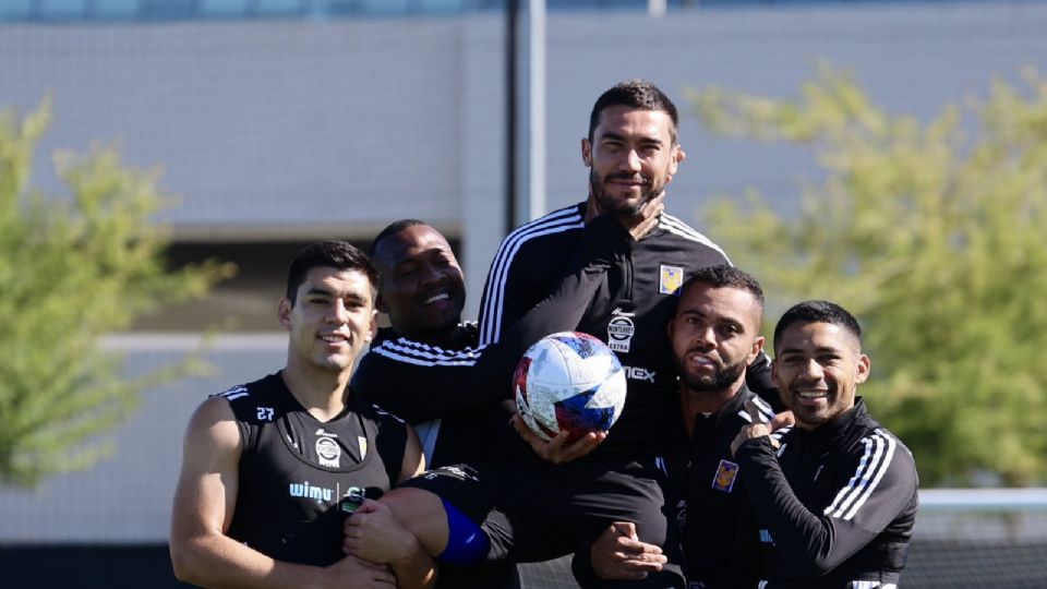 Tigres durante un entrenamiento de cara al duelo ante Vancouver Whitecaps en la Leagues Cup