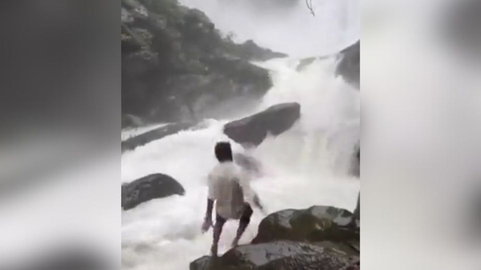 Influencer muere tras caer a cataratas