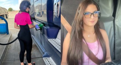 Mujer se hace viral en TikTok por ganarse la vida como camionera