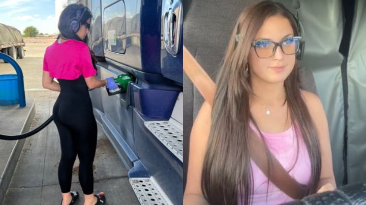 Mujer se hace viral en TikTok por ganarse la vida como camionera