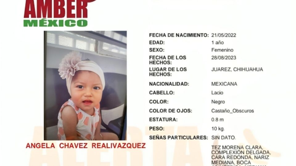 Niña es buscada en Ciudad Juárez, Chihuahua