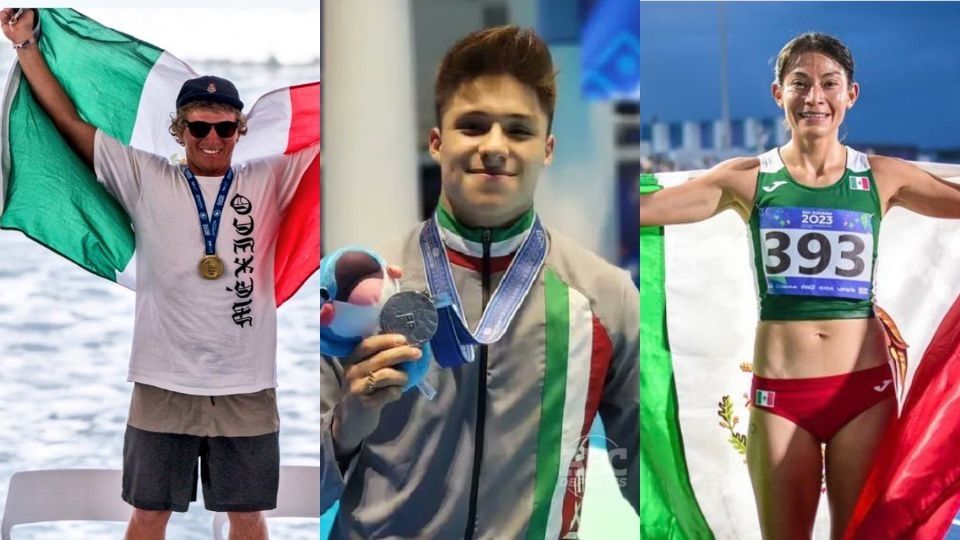 Alan Cleland, Osmar Olvera y Laura Galván son tres de los deportistas que consiguieron plazas olímpicas para México