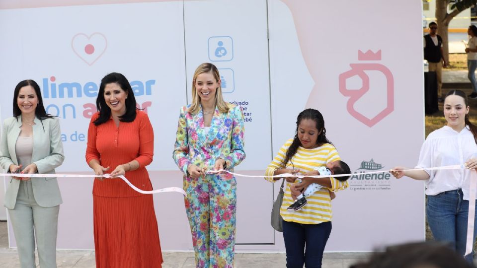 Inauguración de lactario en el municipio de Allende.