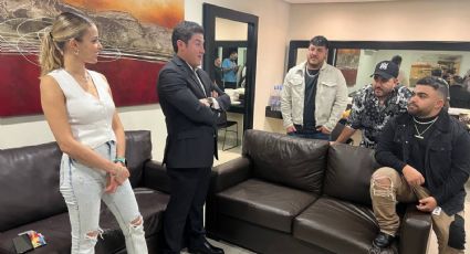 Samuel García da bienvenida a Grupo Frontera en Nuevo León