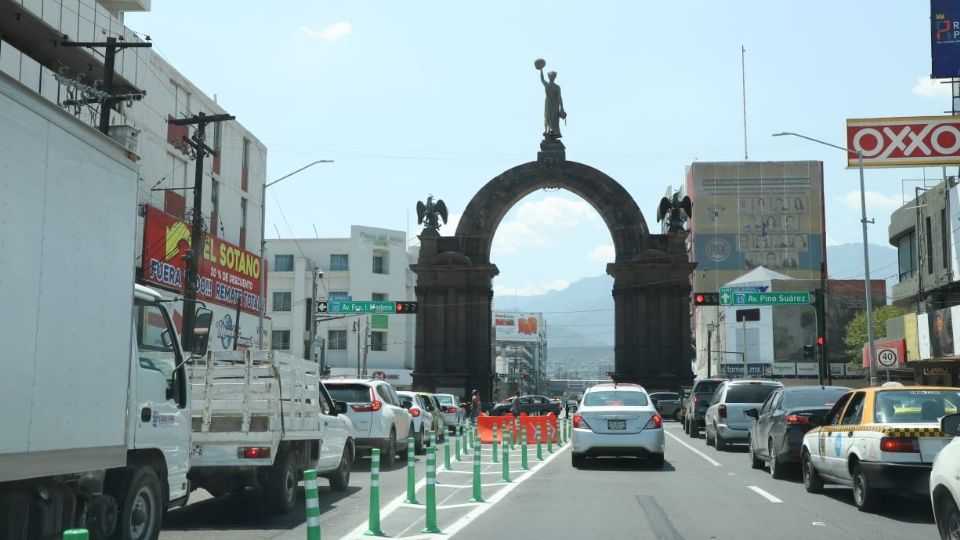 Vialidades cerradas en el Arco de la Independencia.