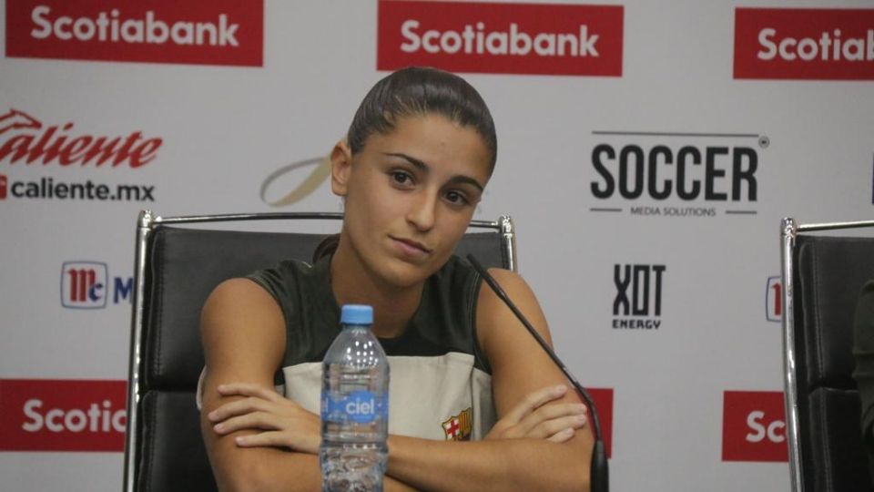 Jana Fernández, jugadora del Barcelona, afirmó que el nivel entre las ligas del fútbol europeo y la mexicana es muy parejo.