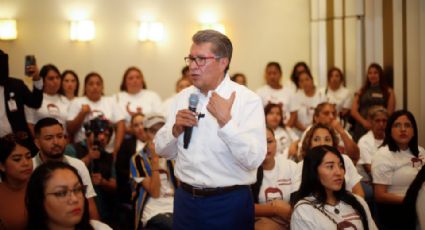 Ricardo Monreal presenta a socios de la Caintra estrategia para Pymes y la industria