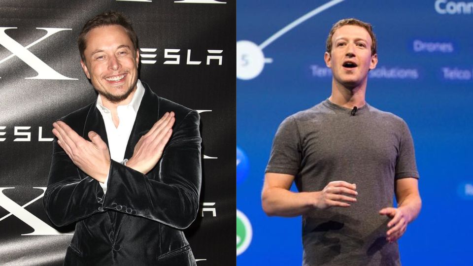 Elon Musk y Mark Zuckerberg, propietarios de X y Meta, respectivamente