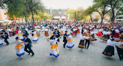 Más de mil bailarines 'zapatean' para festejar los 427 años de Monterrey