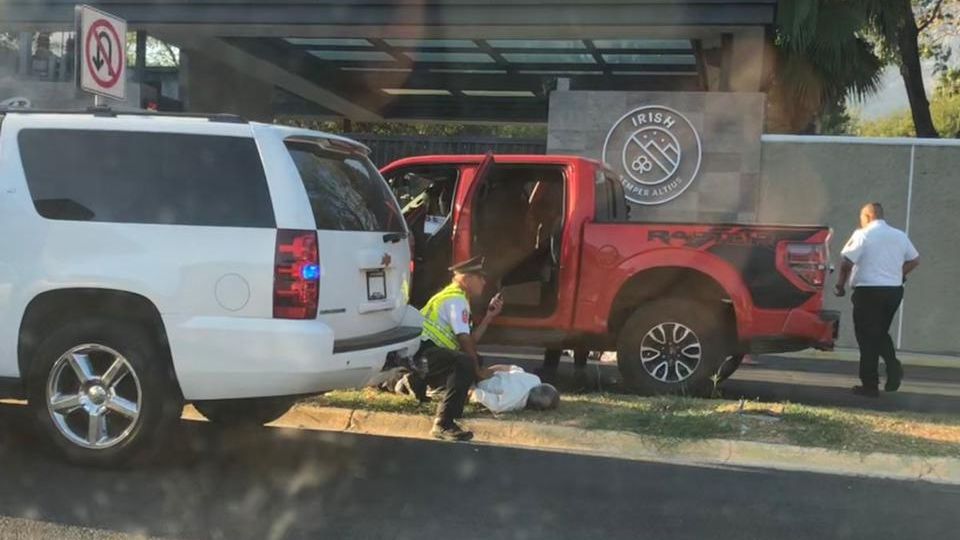 Detienen a conductor en San Pedro