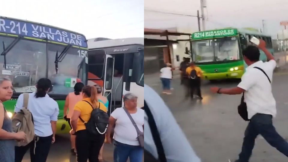 Vecinos increpan a choferes de camiones urbanos por sus constantes tardanzas