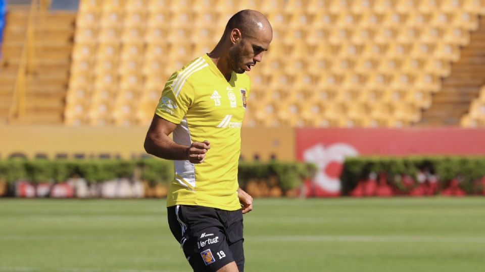 Guido Pizarro trabajó al parejo del equipo este martes en el entrenamiento de Tigres y podría volver al campo este fin de semana ante Atlas