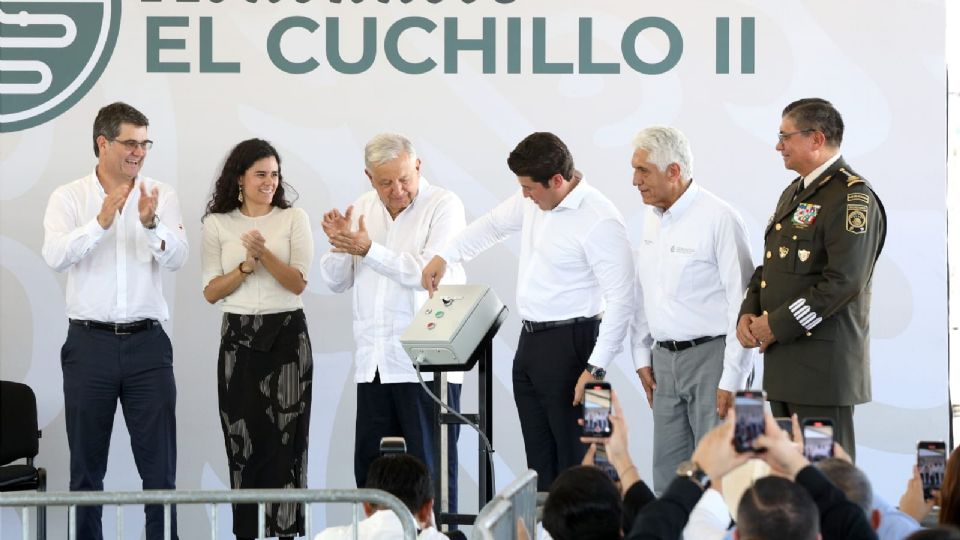 Samuel García presiona botón e inaugura El Cuchillo II